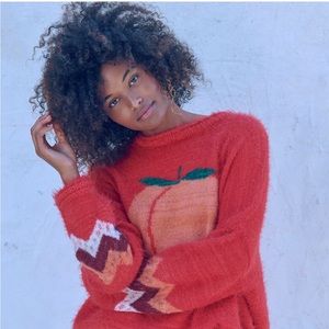 Free People Just peachy sweater